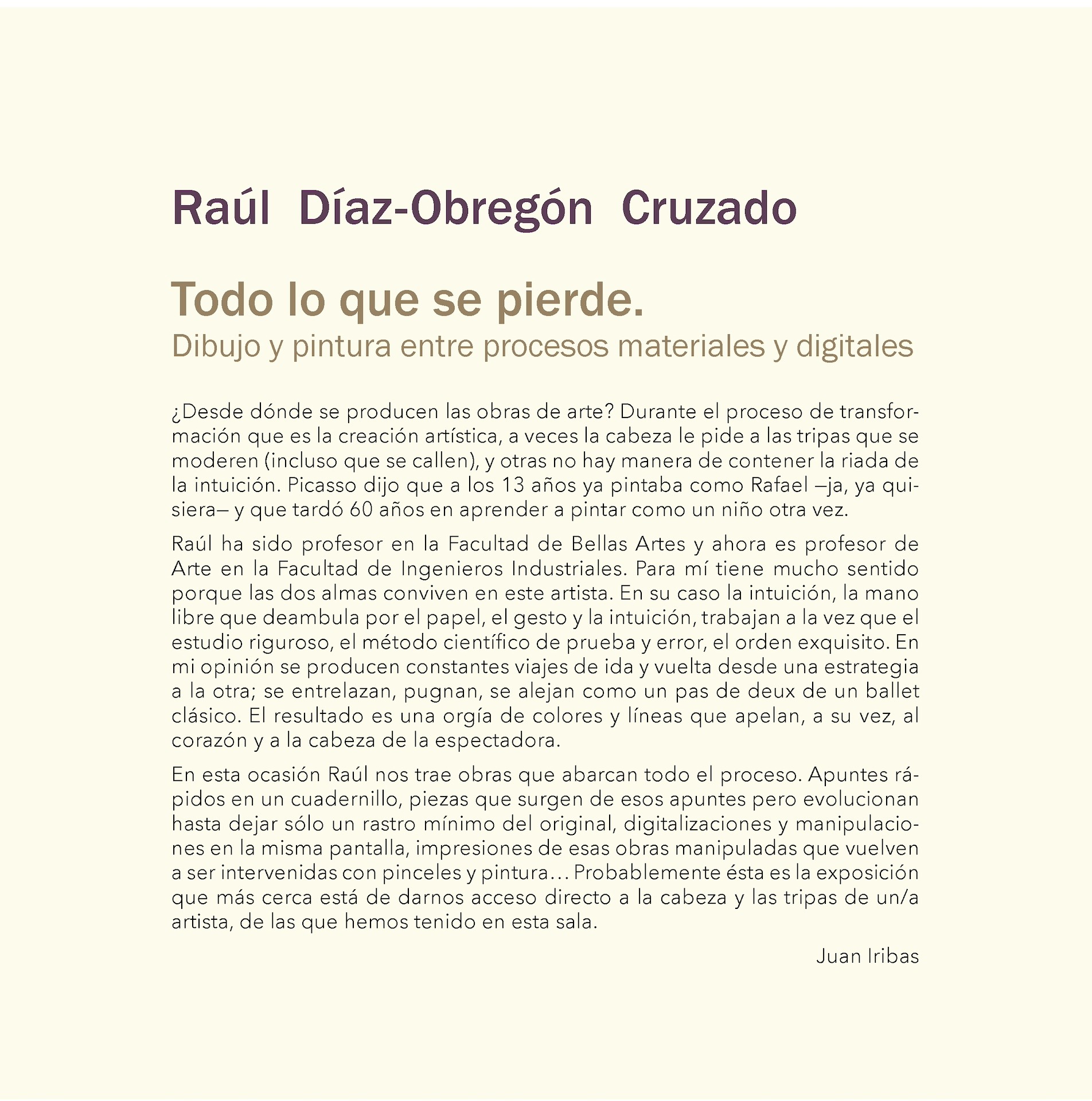 2 invitación texto web Raúl Díaz-Obregón Cruzado